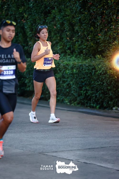 Race photo from Taman Budaya x BOGORUN 2025