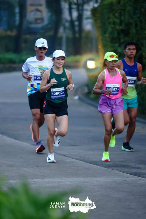 Race photo from Taman Budaya x BOGORUN 2025