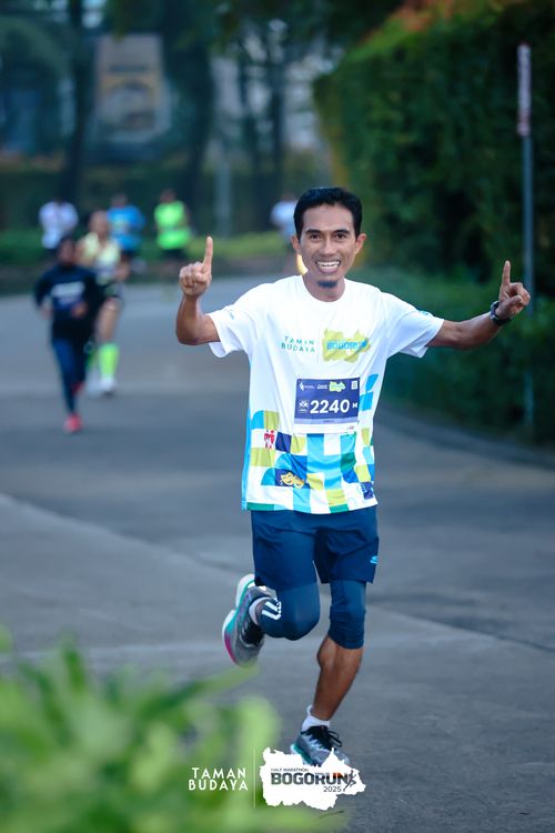 Race photo from Taman Budaya x BOGORUN 2025