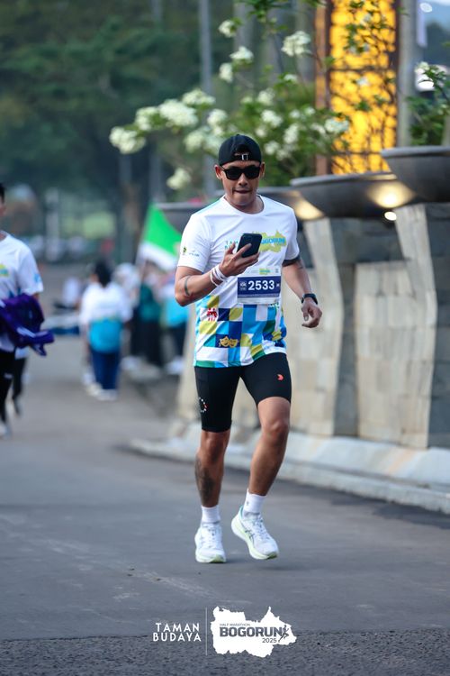 Race photo from Taman Budaya x BOGORUN 2025