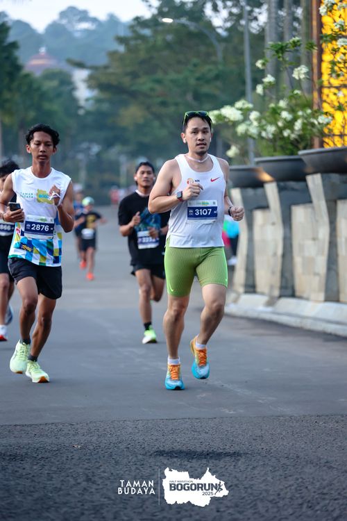 Race photo from Taman Budaya x BOGORUN 2025