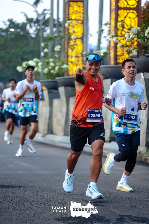 Race photo from Taman Budaya x BOGORUN 2025