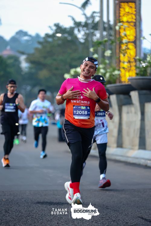 Race photo from Taman Budaya x BOGORUN 2025