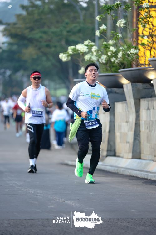 Race photo from Taman Budaya x BOGORUN 2025