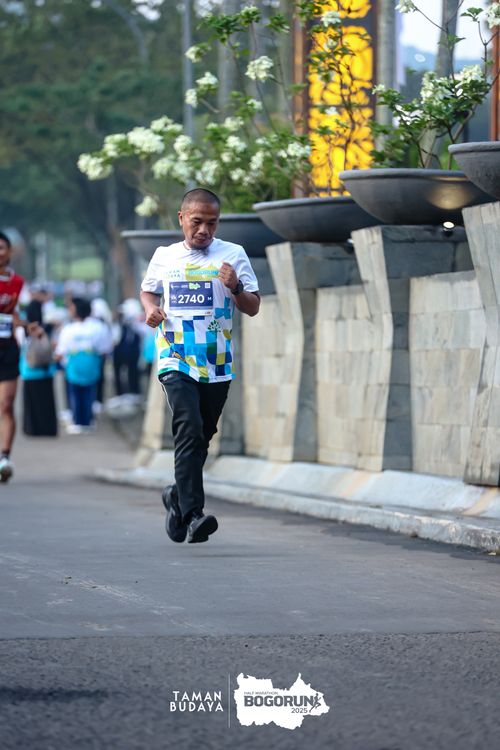 Race photo from Taman Budaya x BOGORUN 2025