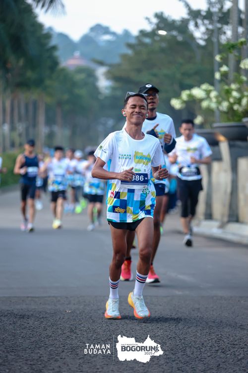 Race photo from Taman Budaya x BOGORUN 2025