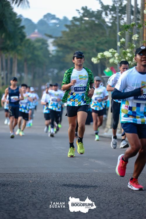 Race photo from Taman Budaya x BOGORUN 2025