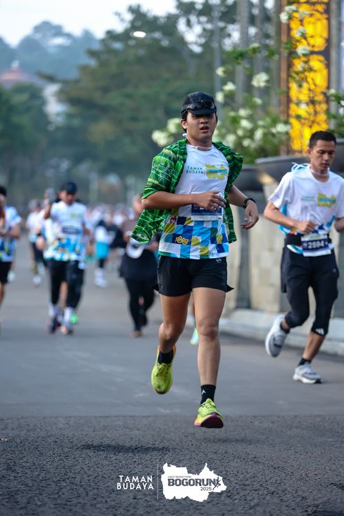 Race photo from Taman Budaya x BOGORUN 2025