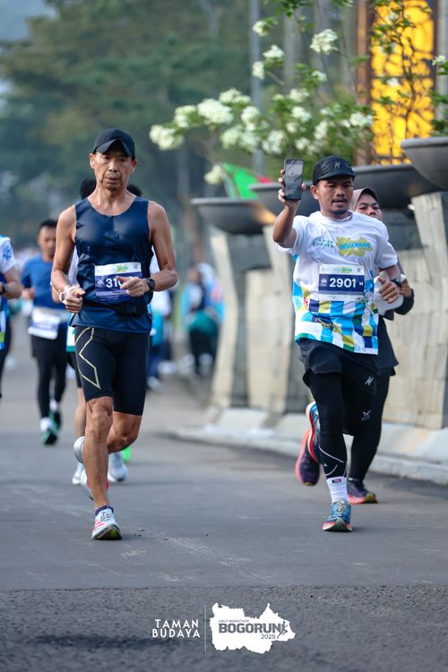 Race photo from Taman Budaya x BOGORUN 2025