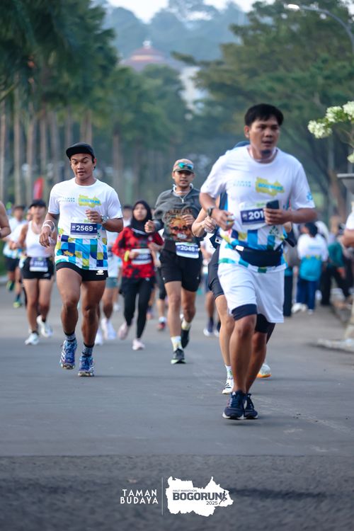 Race photo from Taman Budaya x BOGORUN 2025