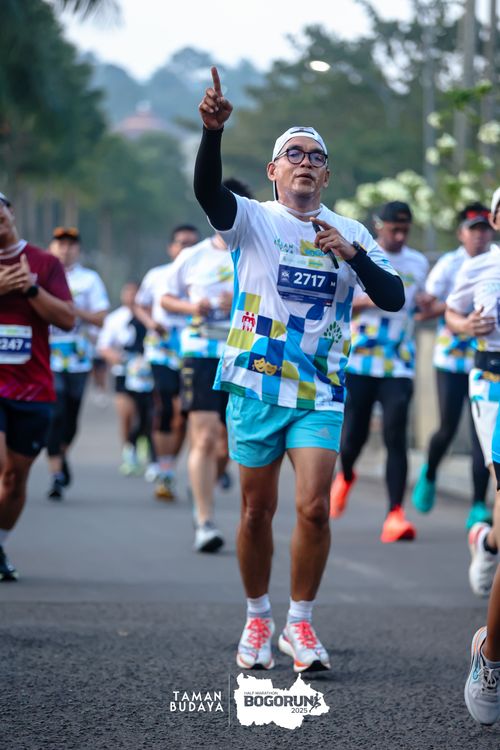 Race photo from Taman Budaya x BOGORUN 2025