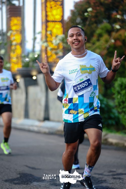 Race photo from Taman Budaya x BOGORUN 2025