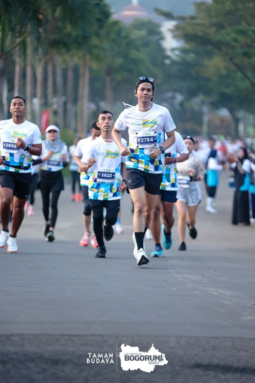 Race photo from Taman Budaya x BOGORUN 2025