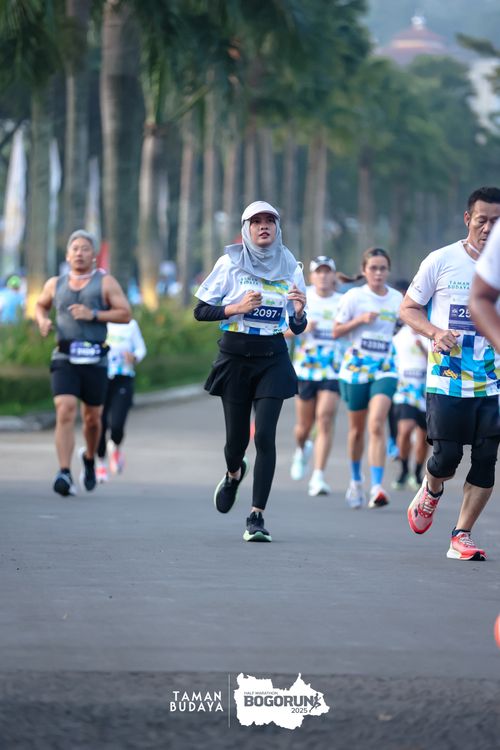 Race photo from Taman Budaya x BOGORUN 2025
