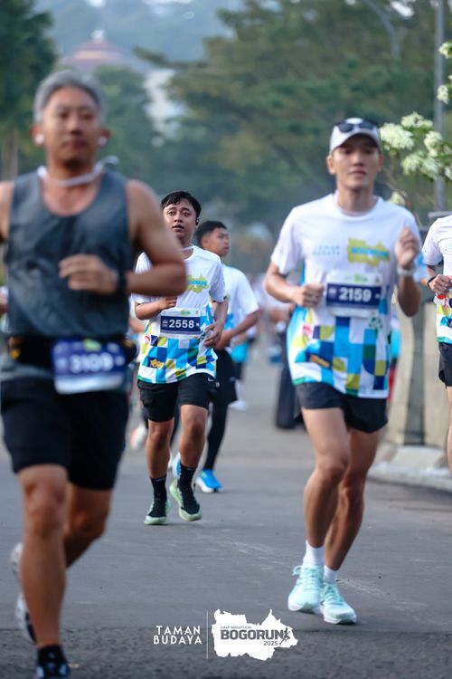 Race photo from Taman Budaya x BOGORUN 2025