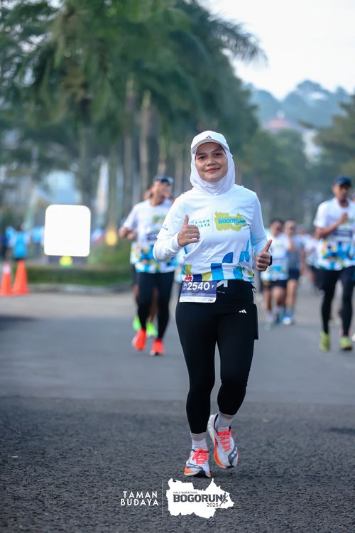 Race photo from Taman Budaya x BOGORUN 2025