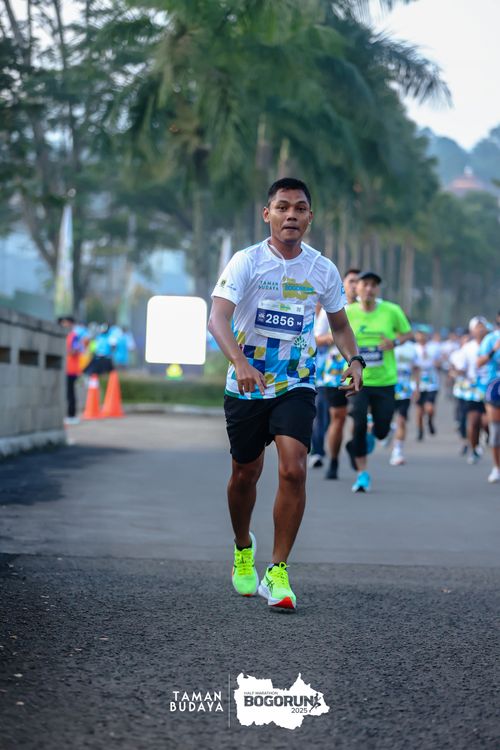 Race photo from Taman Budaya x BOGORUN 2025