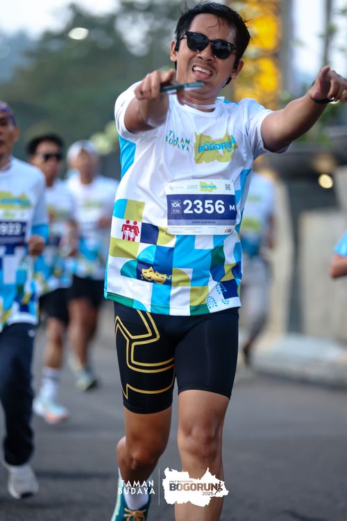 Race photo from Taman Budaya x BOGORUN 2025