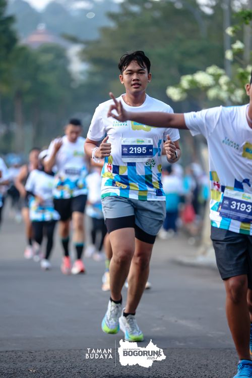 Race photo from Taman Budaya x BOGORUN 2025