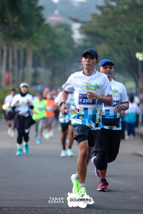 Race photo from Taman Budaya x BOGORUN 2025