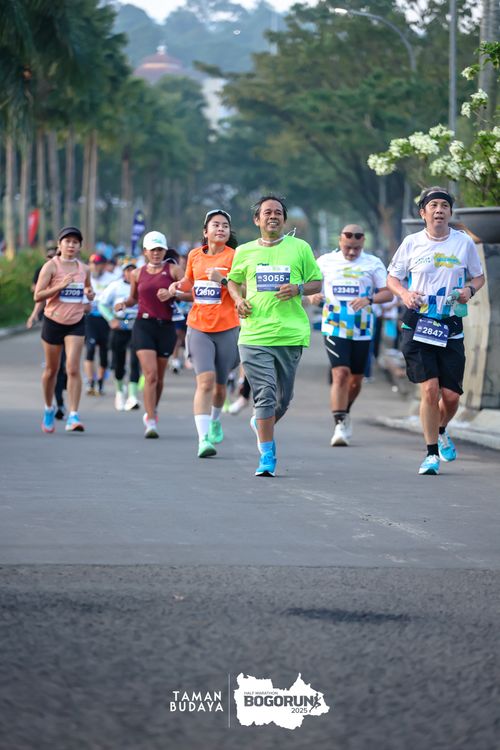 Race photo from Taman Budaya x BOGORUN 2025