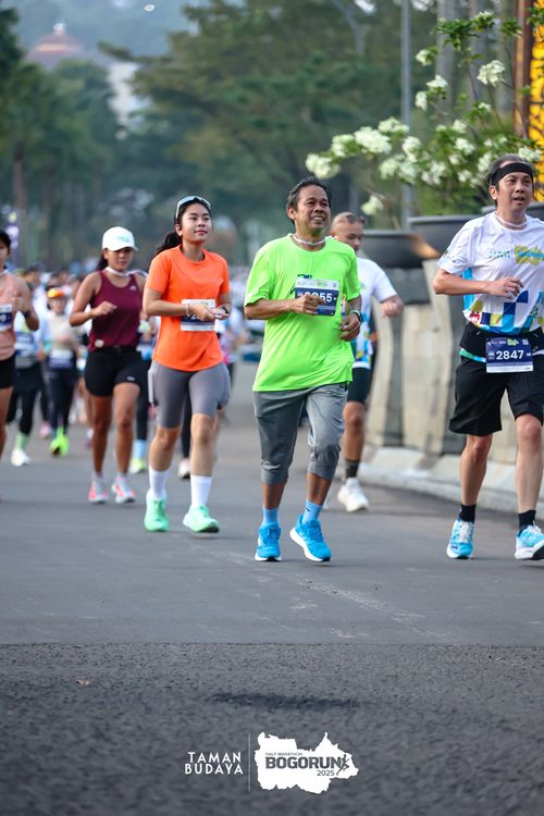 Race photo from Taman Budaya x BOGORUN 2025