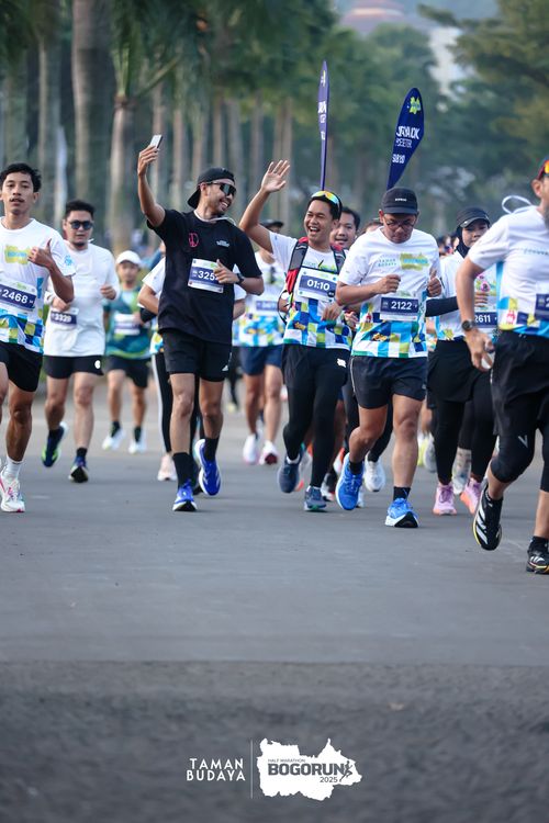 Race photo from Taman Budaya x BOGORUN 2025