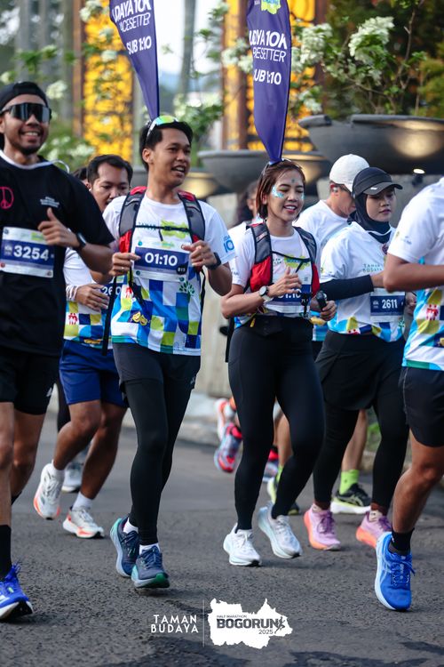 Race photo from Taman Budaya x BOGORUN 2025
