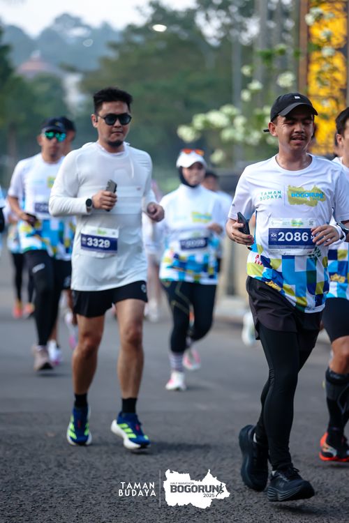 Race photo from Taman Budaya x BOGORUN 2025