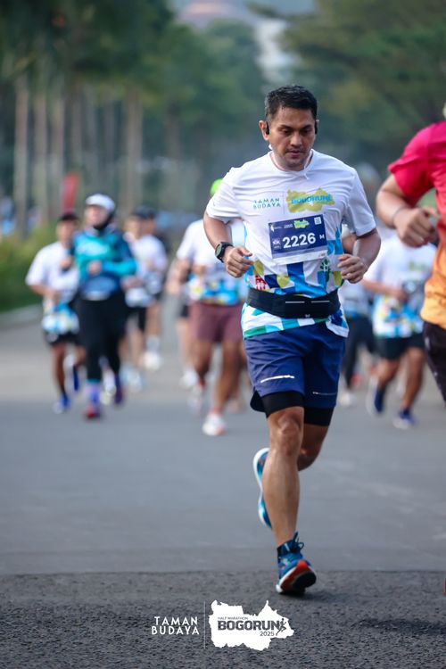 Race photo from Taman Budaya x BOGORUN 2025