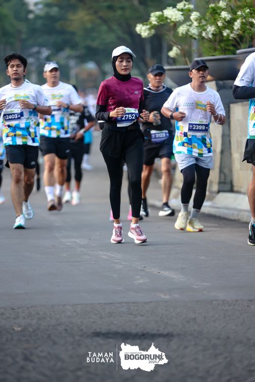 Race photo from Taman Budaya x BOGORUN 2025