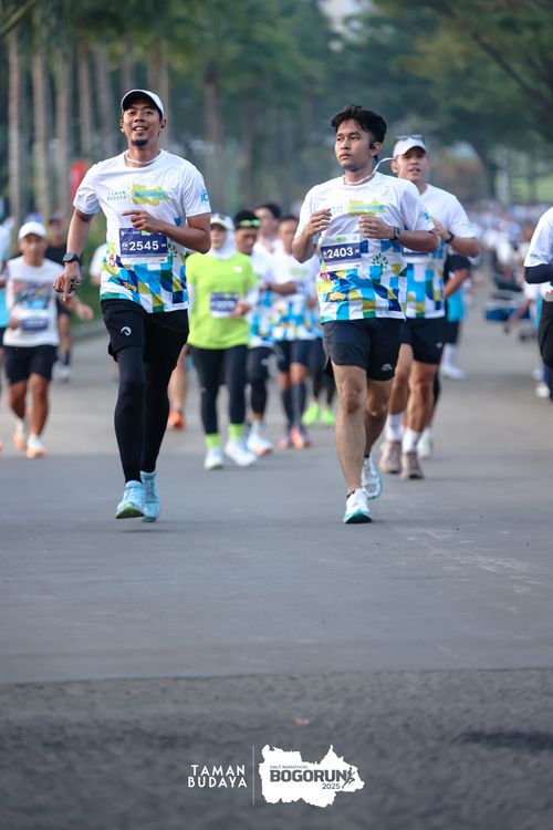 Race photo from Taman Budaya x BOGORUN 2025