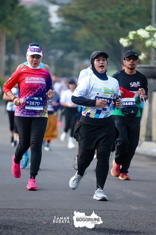 Race photo from Taman Budaya x BOGORUN 2025