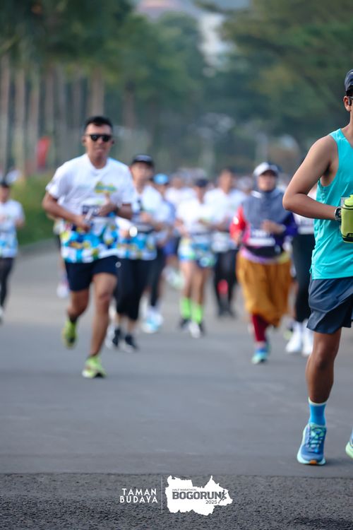 Race photo from Taman Budaya x BOGORUN 2025