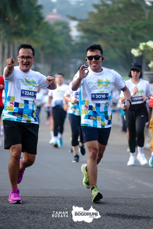 Race photo from Taman Budaya x BOGORUN 2025