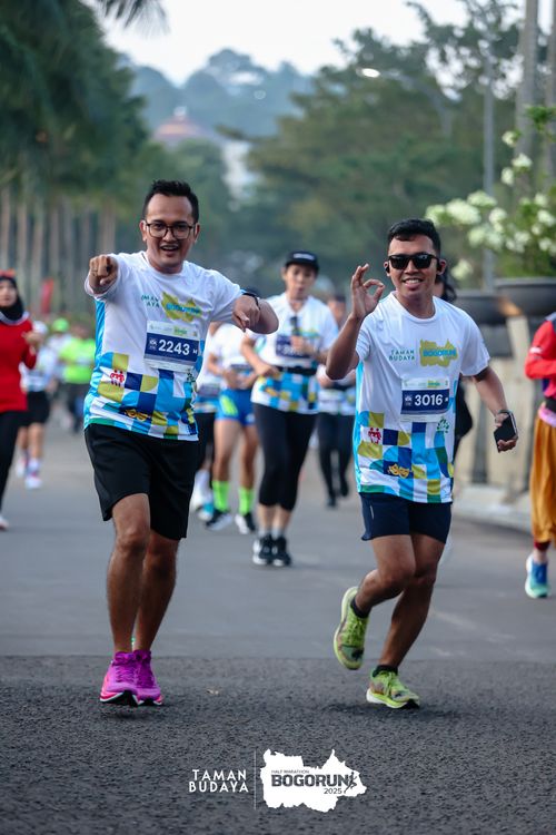Race photo from Taman Budaya x BOGORUN 2025