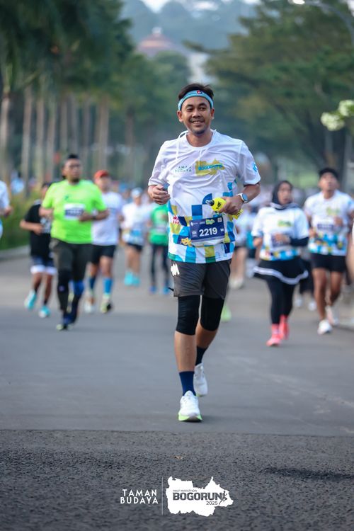 Race photo from Taman Budaya x BOGORUN 2025
