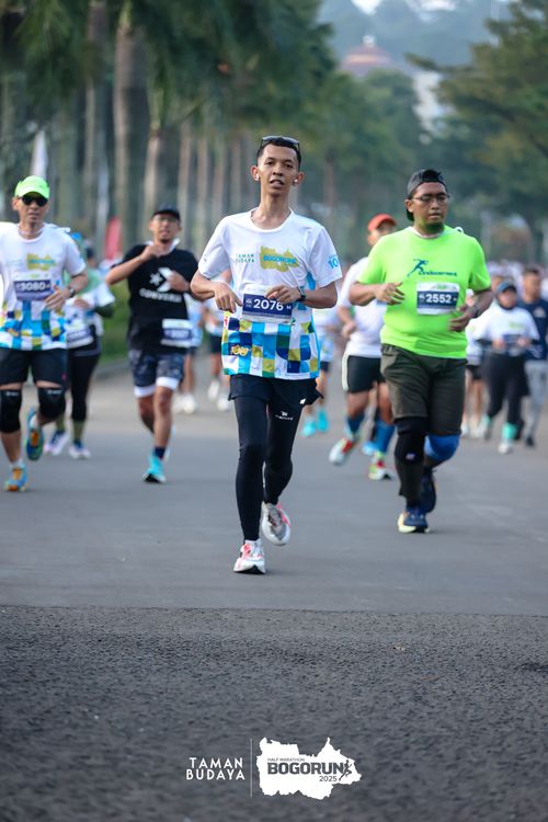 Race photo from Taman Budaya x BOGORUN 2025