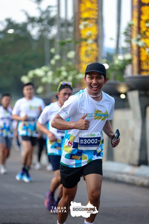 Race photo from Taman Budaya x BOGORUN 2025