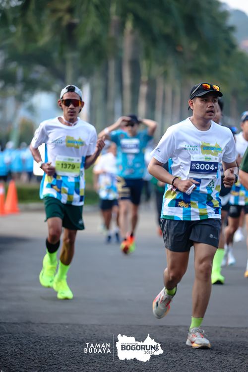 Race photo from Taman Budaya x BOGORUN 2025