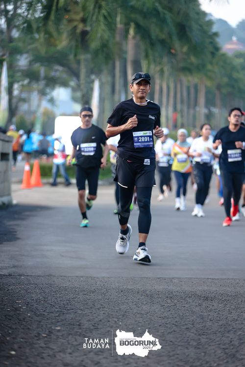Race photo from Taman Budaya x BOGORUN 2025