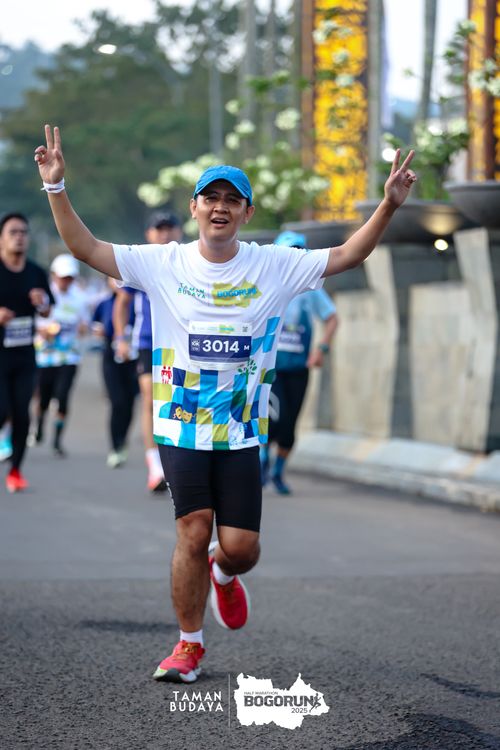 Race photo from Taman Budaya x BOGORUN 2025