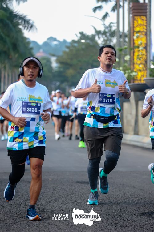 Race photo from Taman Budaya x BOGORUN 2025