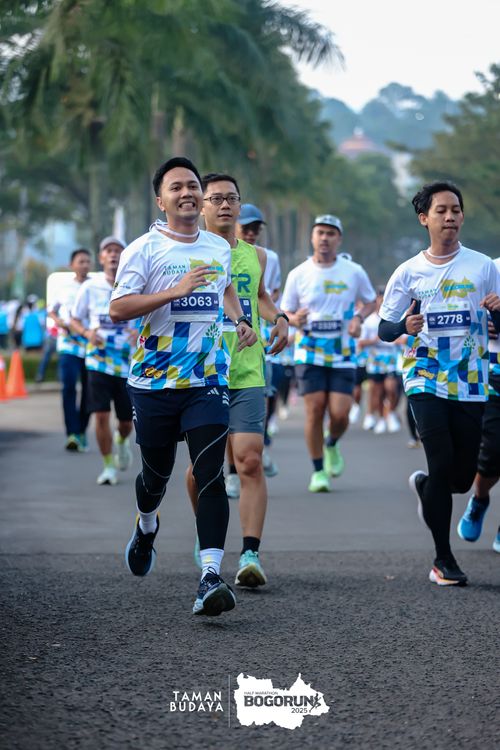 Race photo from Taman Budaya x BOGORUN 2025