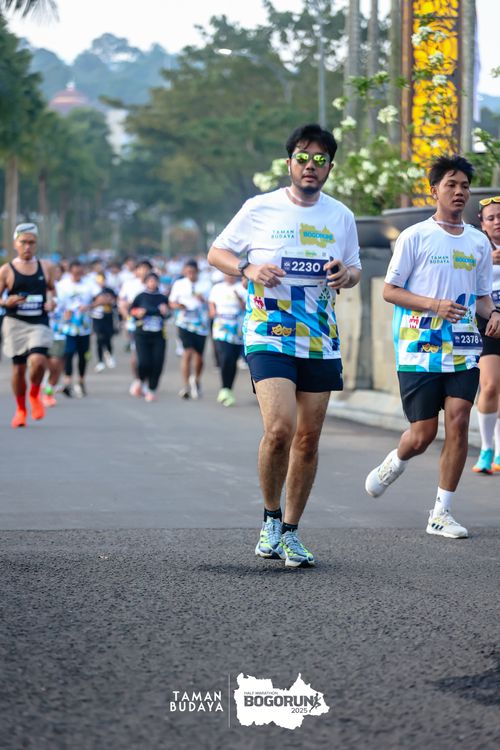 Race photo from Taman Budaya x BOGORUN 2025