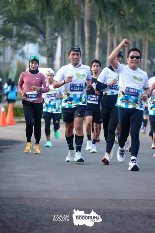 Race photo from Taman Budaya x BOGORUN 2025
