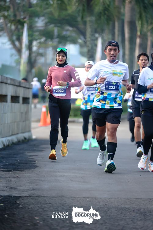 Race photo from Taman Budaya x BOGORUN 2025