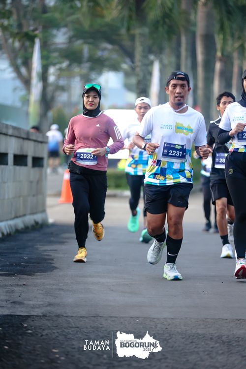 Race photo from Taman Budaya x BOGORUN 2025
