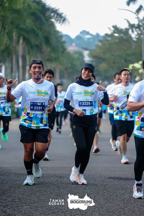 Race photo from Taman Budaya x BOGORUN 2025