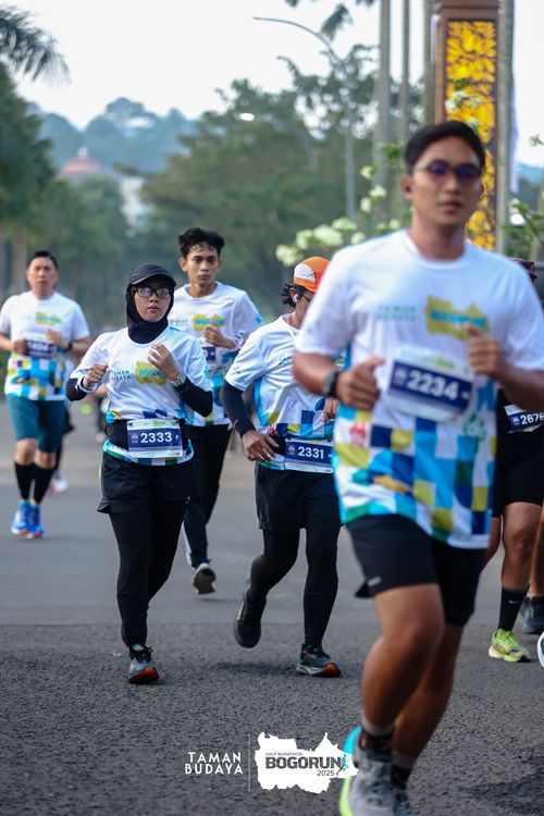 Race photo from Taman Budaya x BOGORUN 2025